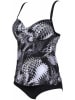 Arena Tankini "Zora" in Schwarz/ Weiß