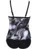 Arena Tankini "Zora" in Schwarz/ Weiß