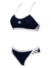 Arena Bikini in Dunkelblau/ Weiß