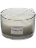 THE HOME DECO FACTORY Geurkaars "Harmony - Amber" wit/grijs - 280 g