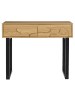 Rétro Chic Sideboard "Calypso" lichtbruin - (B)100 x (H)80 x (D)35 cm