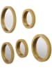Rétro Chic 5-delige set: spiegels goudkleurig