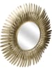 Rétro Chic Wandspiegel in Gold - Ø 55 cm
