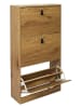 DOCK avenue Schoenenkast naturel - (B)63 x (H)117 x (D)24 cm