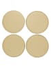 every ware Podkładki (4 szt.) w kolorze złotym - Ø 10 cm