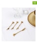 every ware 4-delige set: taartvorkjes goudkleurig - (L)12 cm
