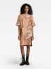 G-Star Kleid in Hellbraun