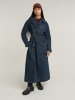 G-Star Spijkertrenchcoat donkerblauw