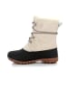 Kimberfeel Winterstiefel "Hortence" in Creme/ Schwarz