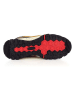 Kimberfeel Leder-Wanderschuhe "Marek" in Hellbraun/ Schwarz/ Rot