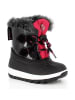 Kimberfeel Winterstiefel in Schwarz/ Rot
