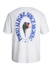 JACK & JONES Junior Koszulka "Mykonos" w kolorze białym