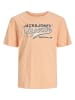 JACK & JONES Junior Koszulka "Logo" w kolorze pomarańczowym