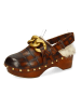 MELVIN & HAMILTON Leren clogs "Flora 1" bruin