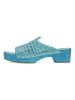 MELVIN & HAMILTON Leren clogs "Maria 1" turquoise