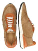 MELVIN & HAMILTON Leder-Sneakers "Rocco 1" in Hellbraun/ Orange