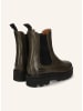 MELVIN & HAMILTON Leren chelseaboots kaki
