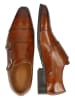 MELVIN & HAMILTON Leren monkstraps "Lance 1" lichtbruin