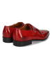 MELVIN & HAMILTON Leder-Monkstraps "Lance 1" in Rot