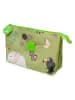 Puccini Kosmetyczka w kolorze zielonym - 22 x 15 x 5 cm