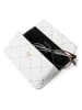 Puccini Etui "Monogram" w kolorze białym na okulary - 17 x 8 x 4 cm