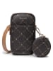 Puccini Handytasche "Monogram" in Schwarz - (B)11 x (H)19 x (T)4 cm 