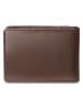 Puccini Skórzany portfel "Vulcano" w kolorze brązowym - 11 x 8 x 1,5 cm