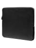 Puccini Skórzana torba "Vulcano" w kolorze czarnym na laptopa - 36 x 24 x 1,5 cm