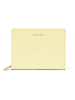 Puccini Skórzany portfel "Zen" w kolorze żółtym - 13 x 10 x 2 cm