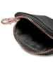 Puccini Skórzany brelok "Zen" w kolorze czarnym z dwoma saszetkami - 10 x 8 x 2 cm