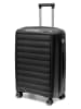 Puccini Hardcase-Trolley "Turin" in Schwarz - (B)45 x (H)65 x (T)26,5 cm 
