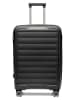 Puccini Hardcase-Trolley "Turin" in Schwarz - (B)45 x (H)65 x (T)26,5 cm 