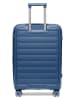 Puccini Hardcase-Trolley "Turin" in Dunkelblau - (B)45 x (H)65 x (T)26,5 cm 