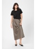 Kaffe Spódnica w kolorze szarobrązowym