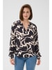 Kaffe Blouse zwart/wit