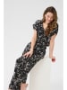 Kaffe Jumpsuit in Schwarz/ Weiß
