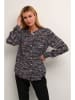 Kaffe Bluse in Schwarz/ Braun