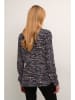 Kaffe Bluse in Schwarz/ Braun