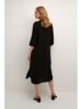 Kaffe Leinen-Kleid in Schwarz