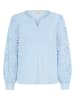 Kaffe Bluse in Hellblau