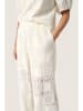 Soaked in Luxury Spodnie w kolorze kremowym