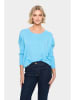 SAINT TROPEZ Pullover in Hellblau