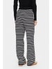 SAINT TROPEZ Spodnie w kolorze czarno-białym