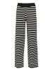 SAINT TROPEZ Spodnie w kolorze czarno-białym