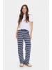SAINT TROPEZ Broek blauw/wit