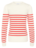 SAINT TROPEZ Trui wit/rood