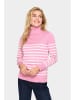 SAINT TROPEZ Rollkragenpullover in Rosa