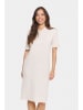 SAINT TROPEZ Sukienka dzianinowa w kolorze kremowym
