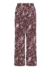 SAINT TROPEZ Spodnie w kolorze bordowo-jasnoróżowym