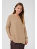 CULTURE Sweter w kolorze beżowym